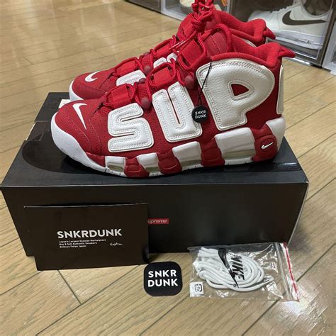 nike air uptempo supreme fake|nike supreme uptempo size 12.